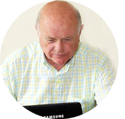 Пенсионер в интернете