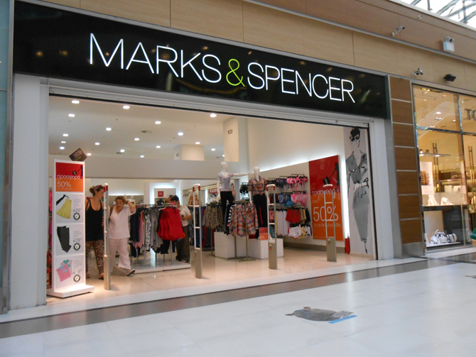 Marks&Spencer ставит в своих универмагах дисплеи электронной коммерции